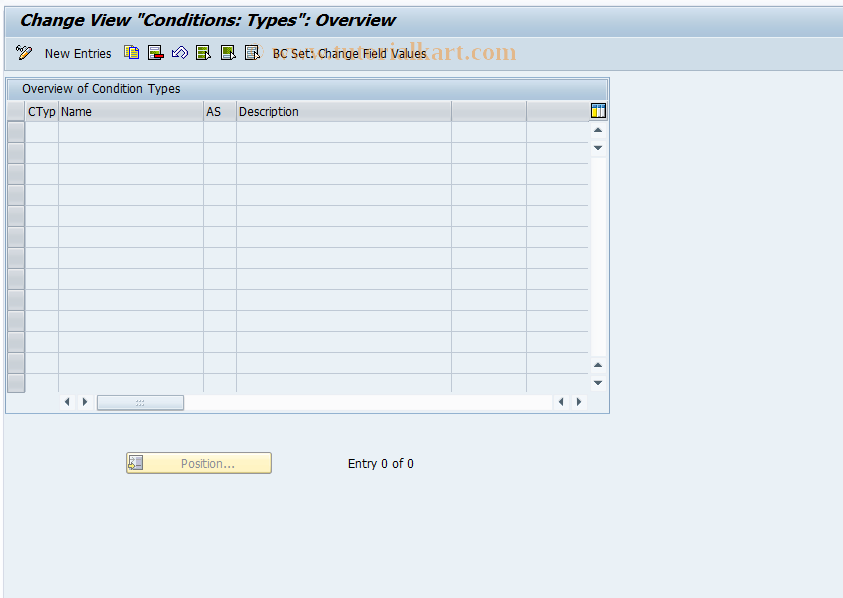 SAP TCode OEH6 - Condition Types Variant Matching