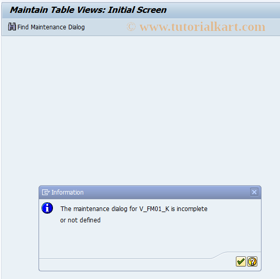 SAP TCode OF24 - Assign Default Funds Center