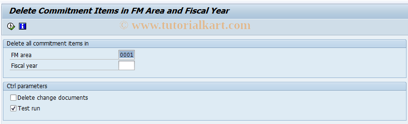 SAP TCode OFD1 - Cash Bdgt Management : Delete Master Data