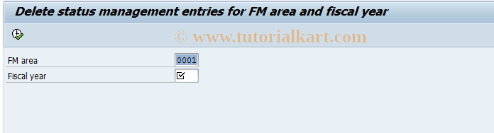 SAP TCode OFDSM - Delete Status Management Entries