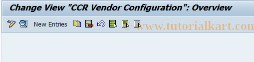 SAP TCode OFM_ACT_CCR - Activate CCR Vendor Functionality