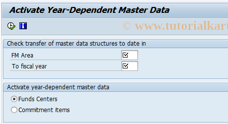 SAP TCode OFM_ACT_MD_YEAR - Activate Year-Dependent Master Data