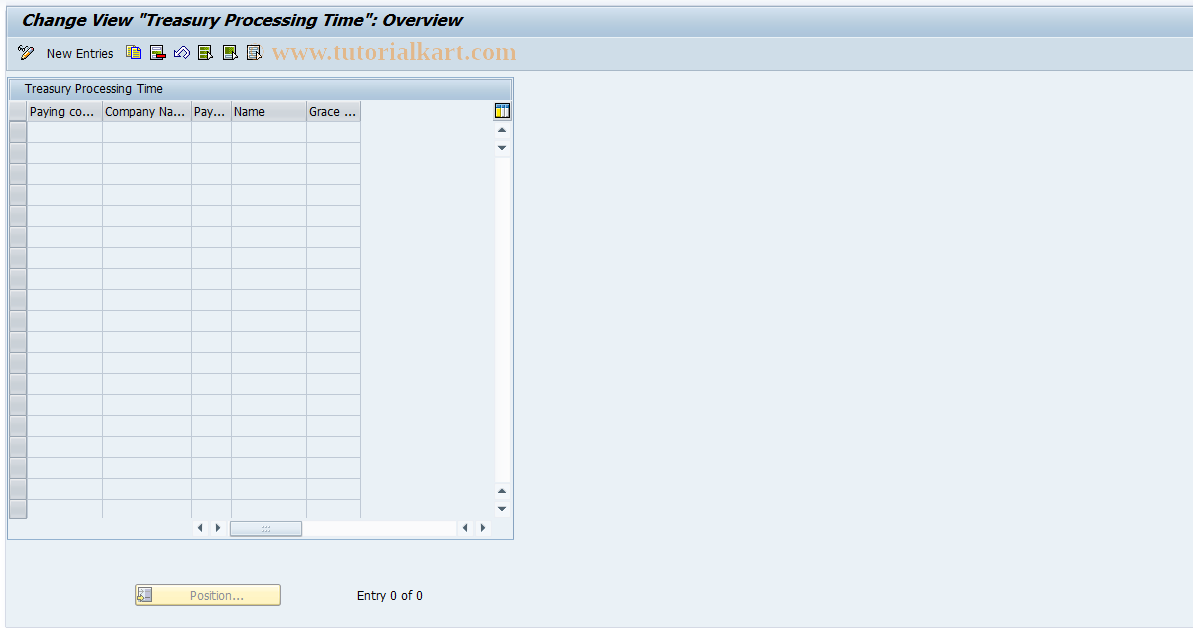 SAP TCode OFNG - Maintain negative grace days