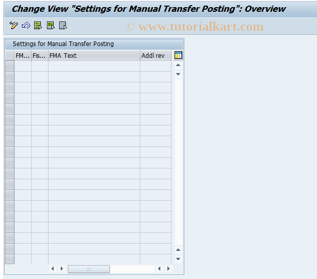 SAP TCode OFUC - Call Procedure