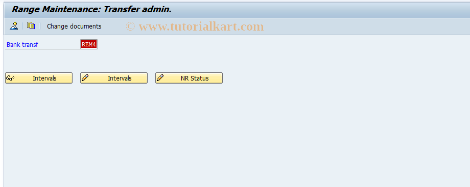 SAP TCode OHX4 - Number range for 3PR