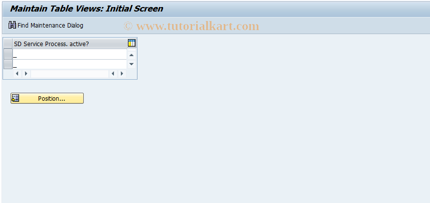 SAP TCode OISE - SD Service Processing Active?