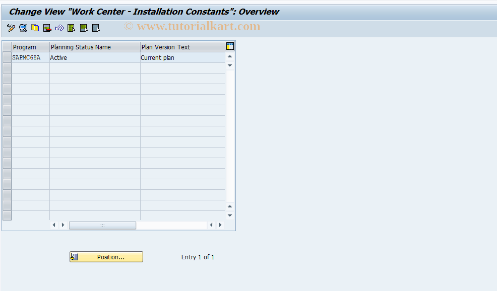 SAP TCode OIZ9 - HR Interface Parameters