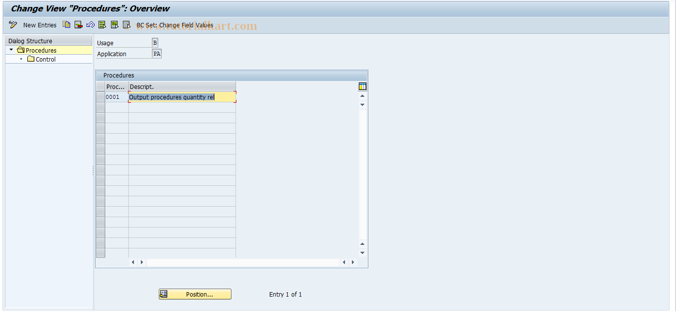 SAP TCode OJIN4 - Maintain Mess. Determination Schema: SumJITCall