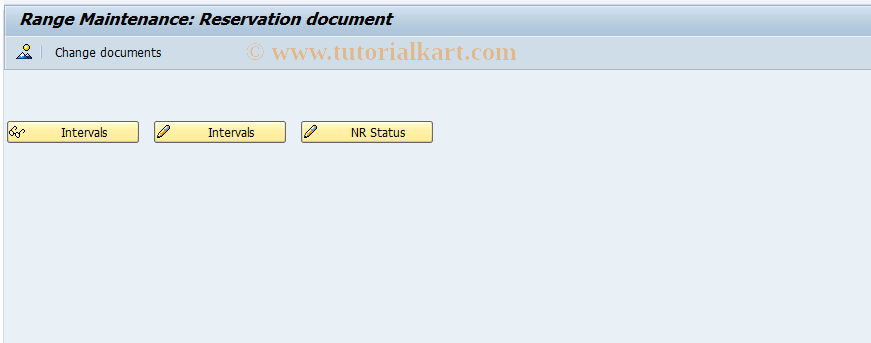 SAP TCode OK60 - Maintain Number Range: IRW_PFLEGE