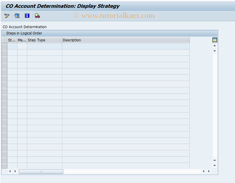 SAP TCode OKB9N - CO Account Determination