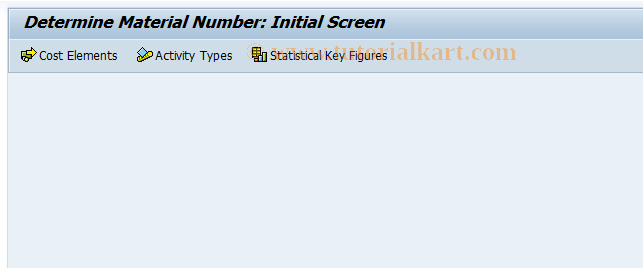 SAP TCode OKI0 - Determine activity number: entry