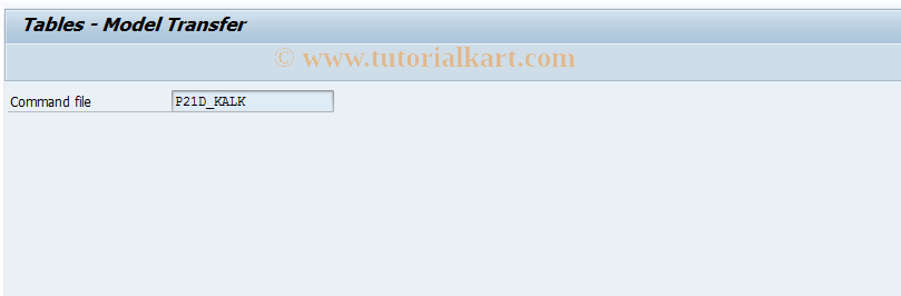 SAP TCode OKKL - Transfer of Cstg Table Entries: 2.1D