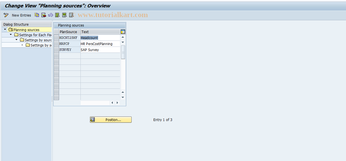 SAP TCode OKPLACTRL - Transfer Plan Data from Foreign Sys.