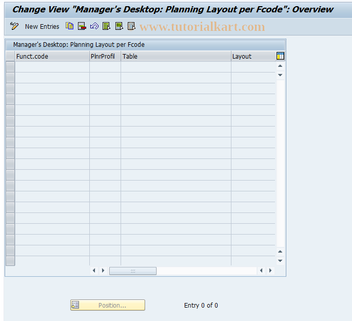 SAP TCode OKPLAMDT - CCA Planning in Manager's Desktop