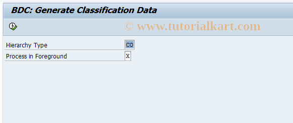 SAP TCode OKQ0 - Classification Data (Summarization)