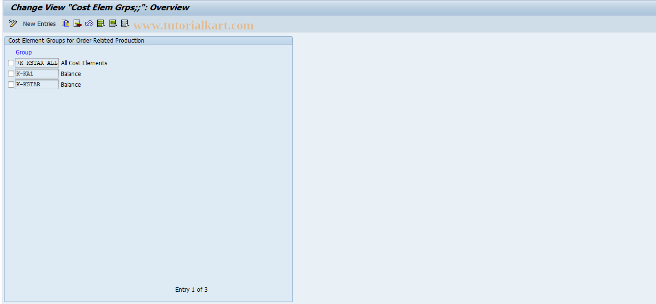 SAP TCode OKRM - Report Layouts for Repetitive Mfg