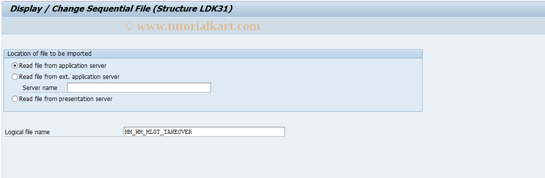 SAP TCode OL06 - Display / change LDK31 (mat.type)