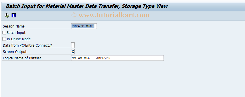 SAP TCode OL17 - Data transfer material storage type