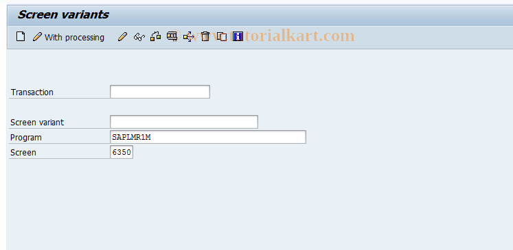 SAP TCode OLMRVERDLIST - Maintain Aggregation Variant