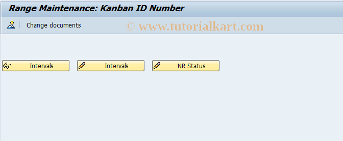 SAP TCode OM18 - Number Range Maintenance: PKKEY