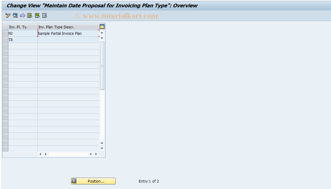 SAP TCode OM6R - Maintain Dates