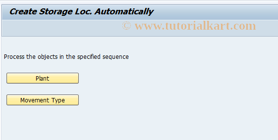 SAP TCode OMB3 - Create SLocation  Automatically (GR)