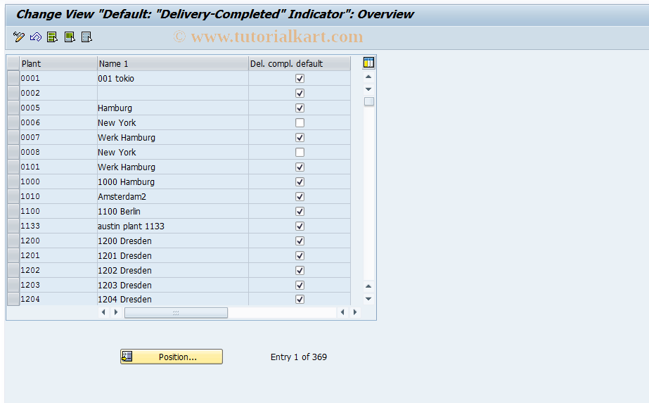 SAP TCode OMCD - Suggest Delete  Completed Indicator