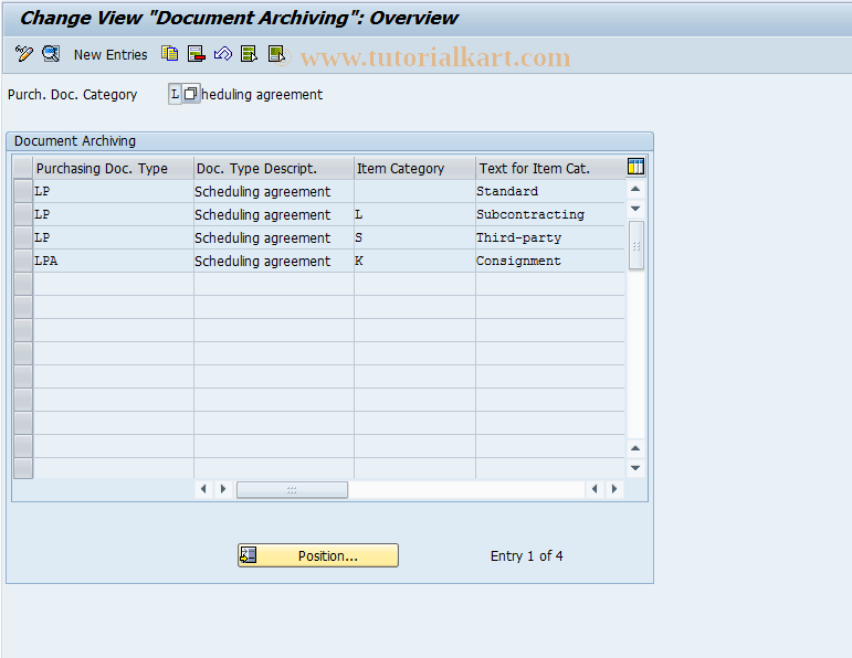 SAP TCode OMEN - C MM-PUR  Reorganization  Schedule  Agrmnt Time