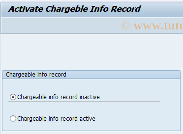 SAP TCode OMESCJ - Activate chargeable info records