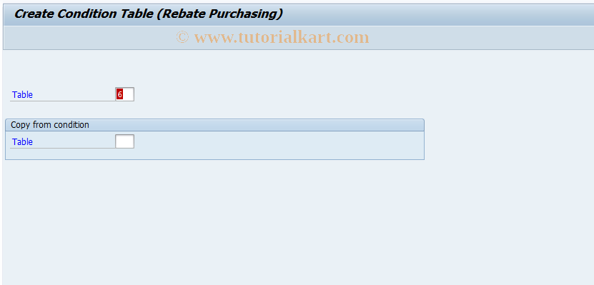 Rebate Table In Sap