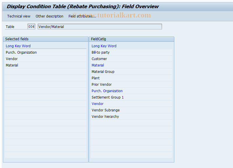 Sap Rebate Tcode