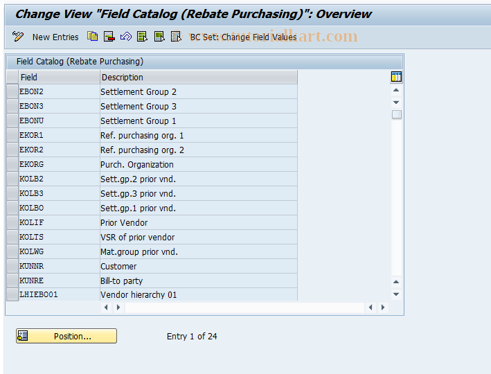 omkb-sap-tcode-conditions-rebate-allowed-fields-transaction-code