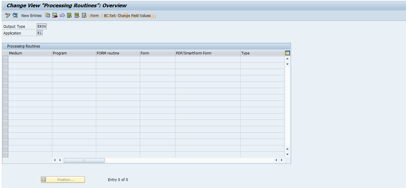 SAP TCode OMTD - Output Program: Delivery Schedule