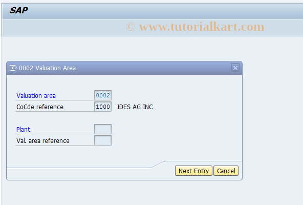 SAP TCode OMWC - C MM-IV Split Material Valuation