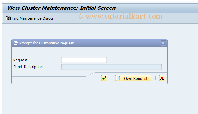 SAP TCode OOATTRCUST_TRSP - Customizing General Attribute Maintenance 