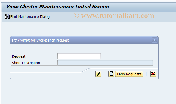 SAP TCode OOCOLFRAMCUST_TRSP - Column Framework Customizing