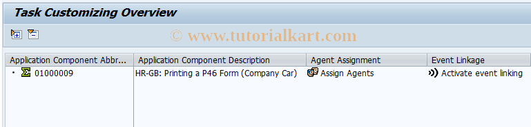 SAP TCode OOCU_PAR_HRGB - Activate workflow 'HR_GB:PrtCar'