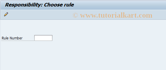 SAP TCode OOCU_RESP - Customizing Responsibilities