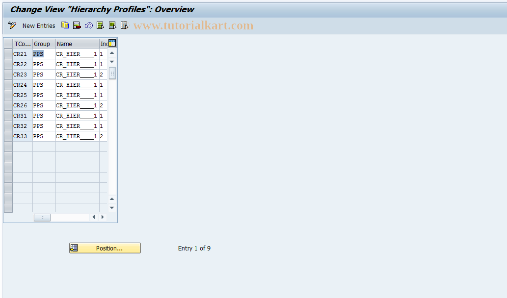 SAP TCode OP39 - Maintain Graphics Profile