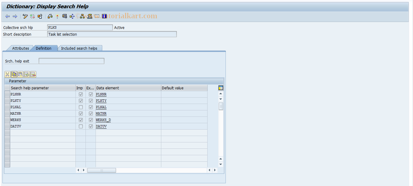 SAP TCode OP49 - Matchcode for Routings/ Reference Operation Sets