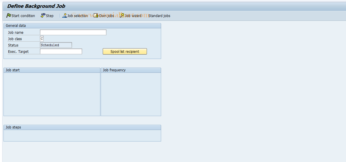 SAP TCode OPLJ - Job Fast entry confirmation