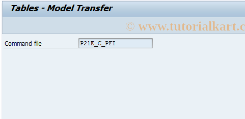 SAP TCode OPTA - Command file for PS -> FI area