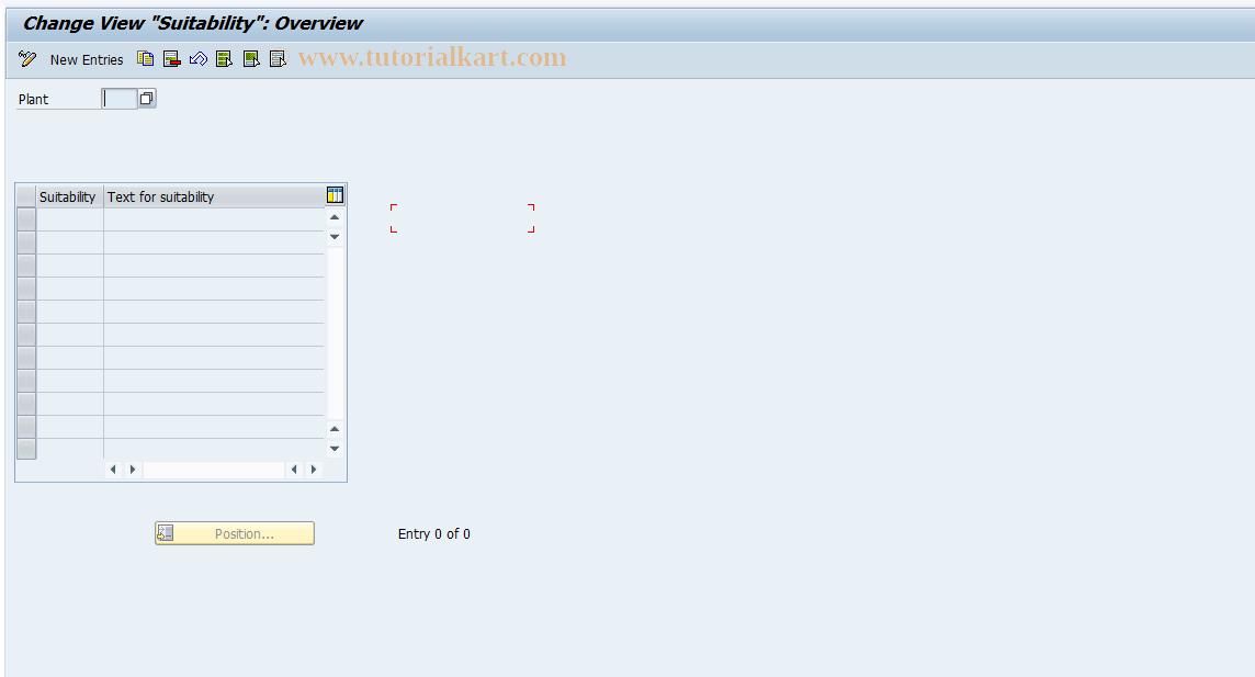 SAP TCode OQ26 - Maintain qualification type