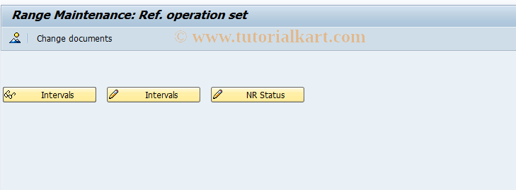 SAP TCode OQ63 - Number ranges for ref.operation sets