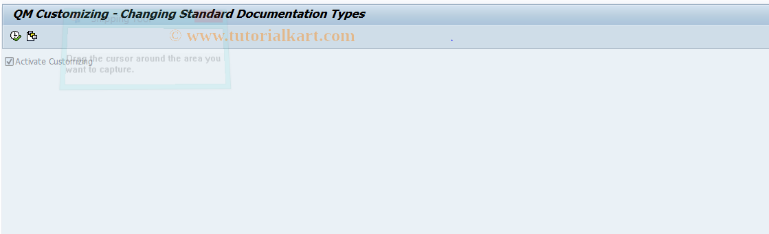 SAP TCode OQBC - Deactivate Customizing documenttypes