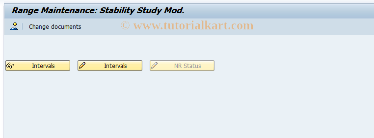 SAP TCode ORMXTQMBBIDNR - Maintain Number Ranges for Trials