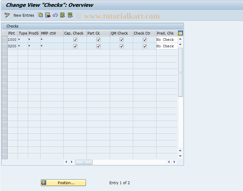 SAP TCode ORPS1 - Checks for Worklists