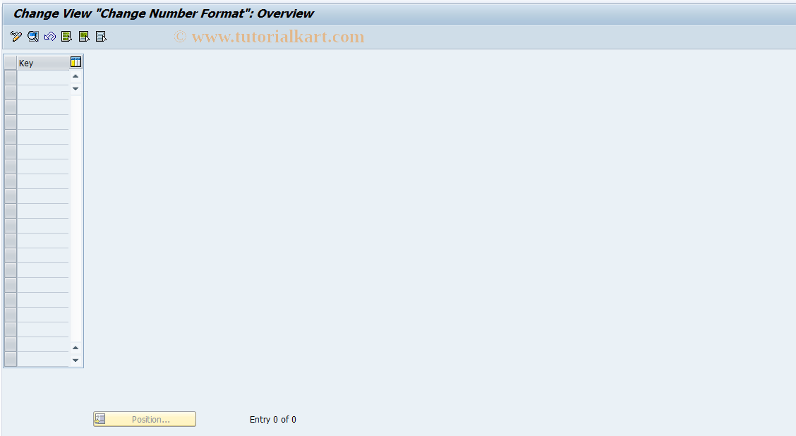 SAP TCode OS71 - ECH: Change Number Format