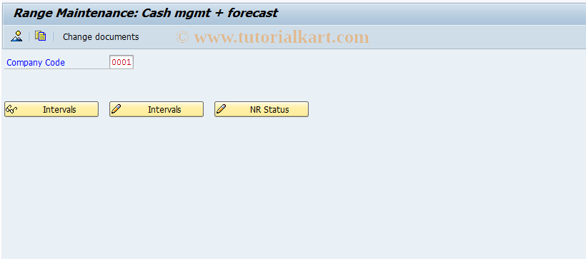 SAP TCode OT20 - Number Ranges of Memo Records