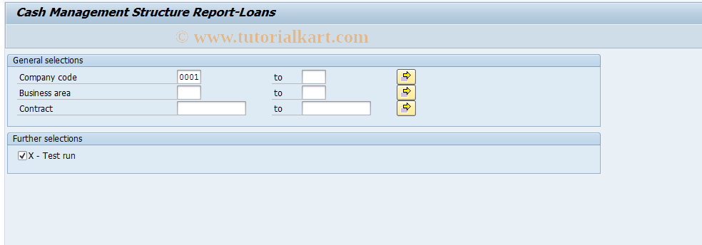 SAP TCode OT76 - Reconstruct CM from Loans